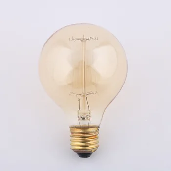 

4pcs 40W Classical Vintage Retro E27 Filament G80 straight Edison Light Warm White AC110V/220V Antique Incandescent Bulb