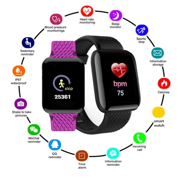 

YUEDAER OLED Smartwatch D13 Smart Watch Men Sport Heart Rate Tracker Fitness Bracelet Women Watchs For iOS Android Smartband