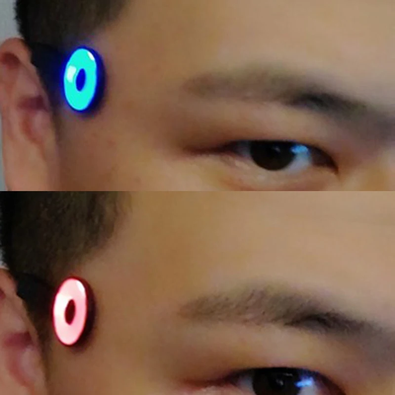 Detroit Human Wireless Temple Led Light Halloween Cosplay For