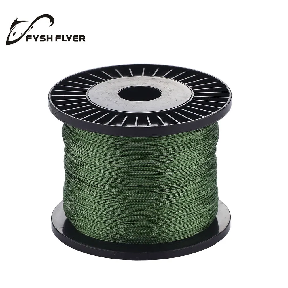 

FyshFlyer; STURDY 4X-PE Braided Fishing Line - 500M(547 Yard) Premium Quality; Super Power; Cut Resistant ,freeshipping- Green