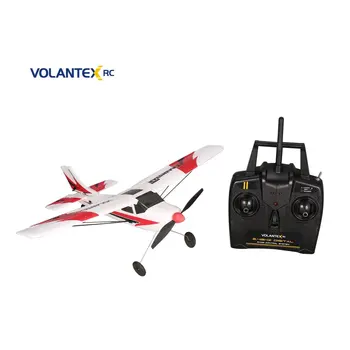 

VOLANTEX V761-1 2.4Ghz 3CH Mini Trainstar 6-Axis Remote Control RC Airplane Fixed Wing Drone Plane RTF for Kids Gift Present