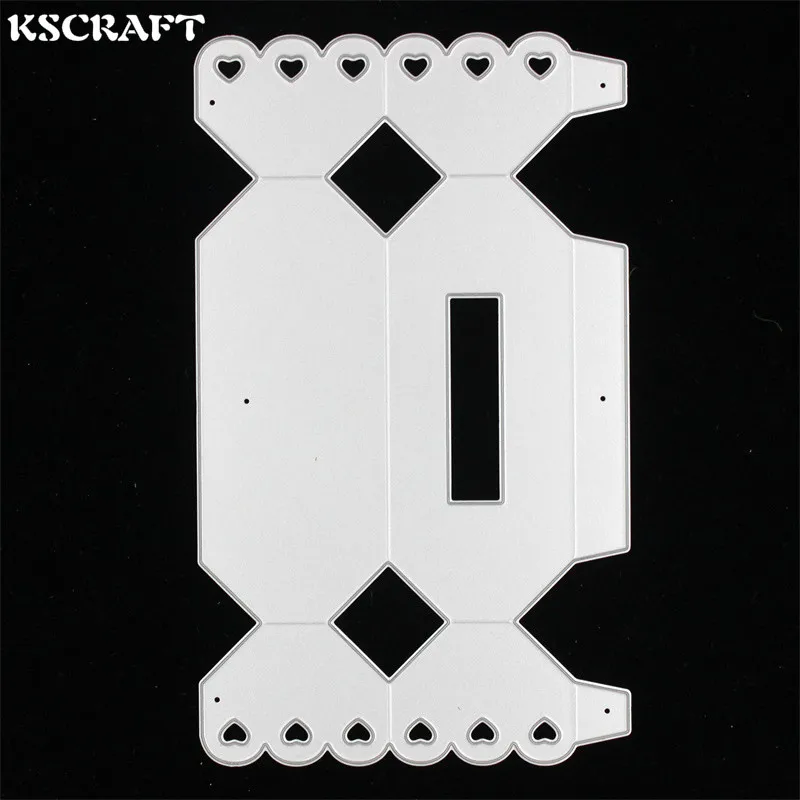 KSCRAFT коробка конфет металлические трафареты для пресс-формы для DIY скрапбукинга/фото украшение для альбома тиснение бумажные карточки ручной работы