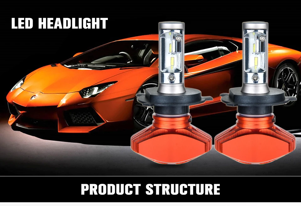 Zdatt AcooSun H4 Led Car Fanless Bulb H7 Led Auto headlight H1 H11 Fog Lamp 6500K DC12V 9006 Led CSP Chips 80Wset 9005 LED Auto Light (1)