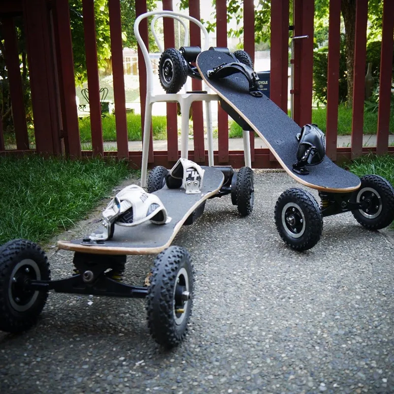 powered electric skateboard,big wheels powered skateboardin Self Balance Scooters from Sports 