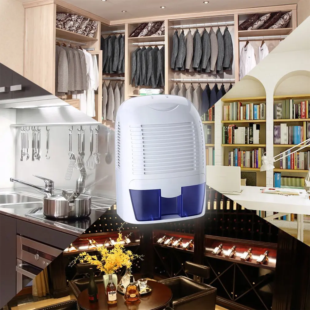 Household Removable Quiet Thermo-Electric Dehumidifier 1500ml for Room Cupboard Basement Attic Stored Boat RV Antique Car