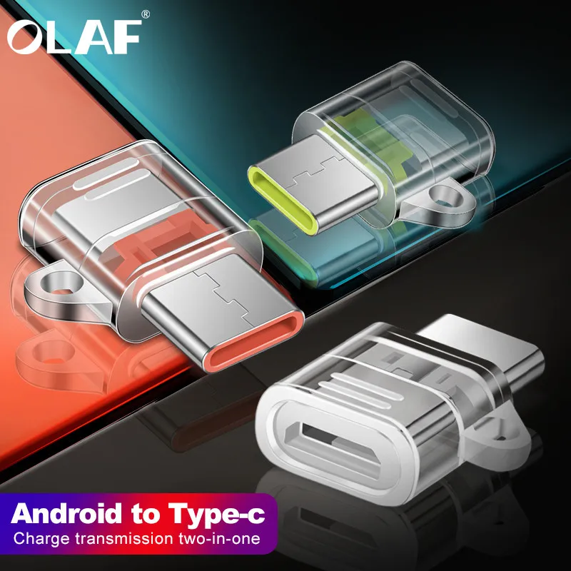 

OLAF Mini Type C To Micro USB Android Cable Adapter Charger for Samsung S10 HTC Xiaomi Usbc To Type-c Data Sync OTG Converter