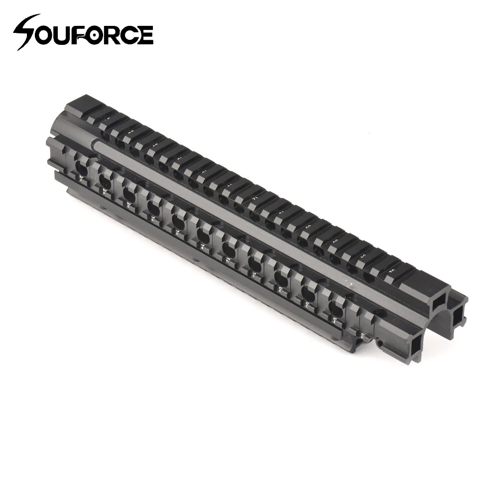 

FN FAL Quad Rail Mounting System Length 29.5cm Picatinny Rail Handguard Aluminium L1A1 for Tactical Hunting