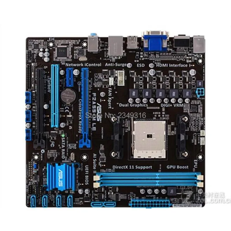 Для ASUS F2A55-M LE используется оригинальная материнская плата с разъемом FM2 DDR3 A55 настольная материнская плата