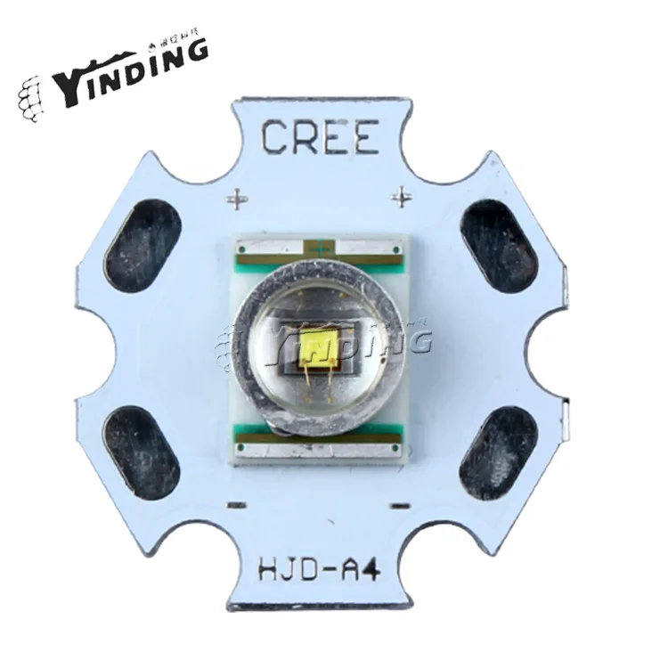 

10pcs Cree XLamp XR-E XRE Q5 Royal Blue 450-465NM 3W Hight Power LED Emitter Chip Blub Lamp Light 20MM PCB Heatsink