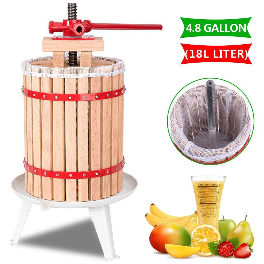 Buy New 18L Manual Oak Juicer Fruit Squeezer Natural