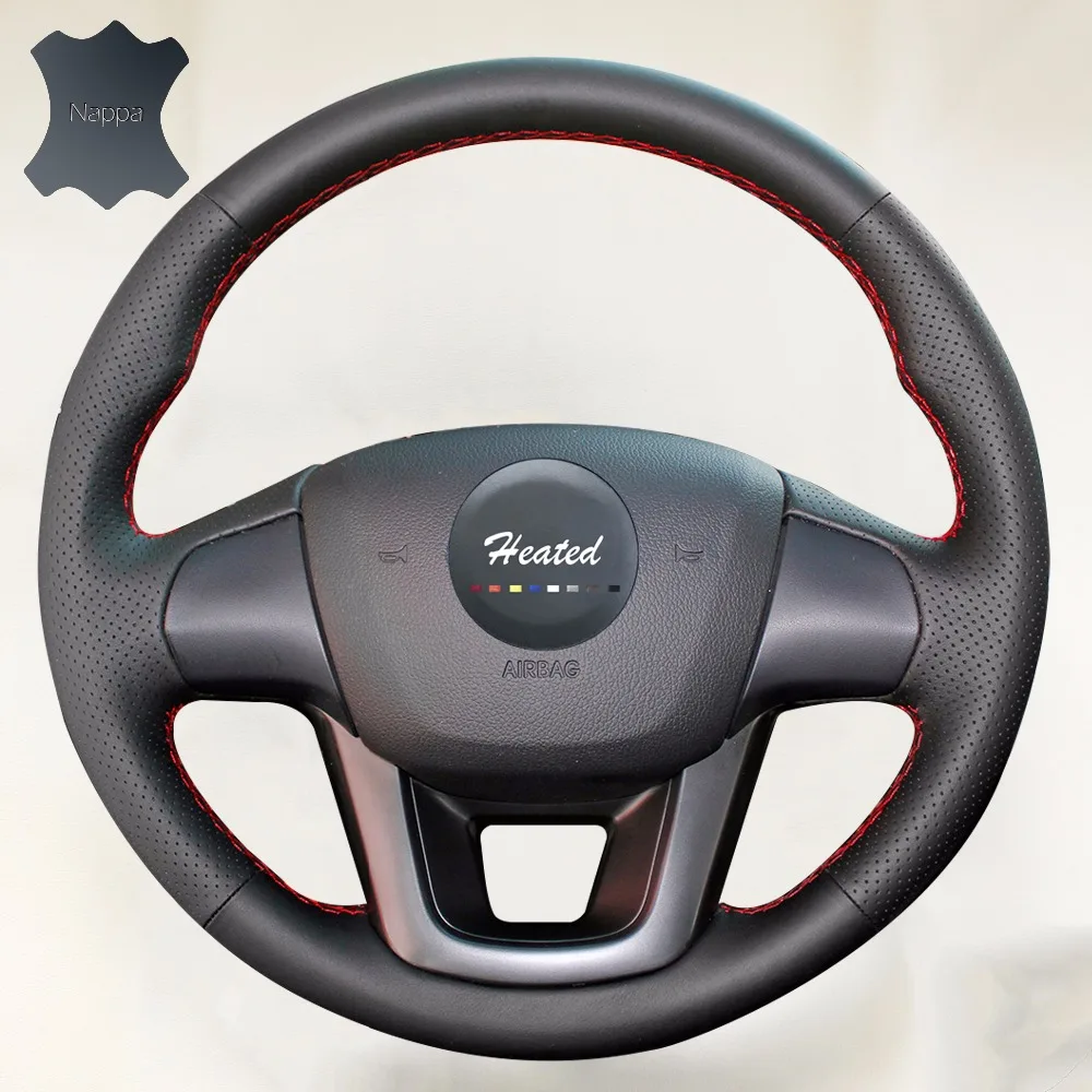 Luxury Hand Sewing Anti slip Breathable Nappa Leather Stitch On Car