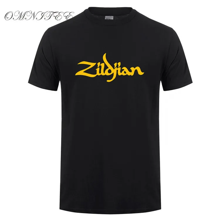 Новая летняя мужская футболка Zildjian, новая футболка с принтом, мужские хлопковые футболки с короткими рукавами, футболки, одежда XS-3XL, OT-357