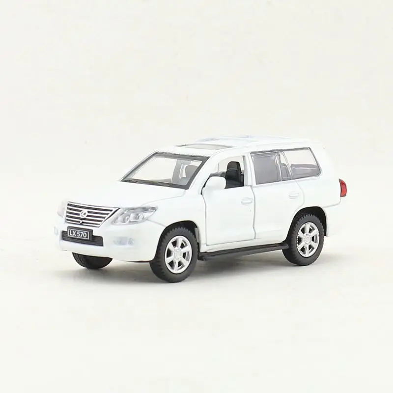 Коробка Подарочная модель, высокая имитация 1:43 сплава оттягивание LX570 suv модели автомобилей, оригинальная упаковка, игрушек