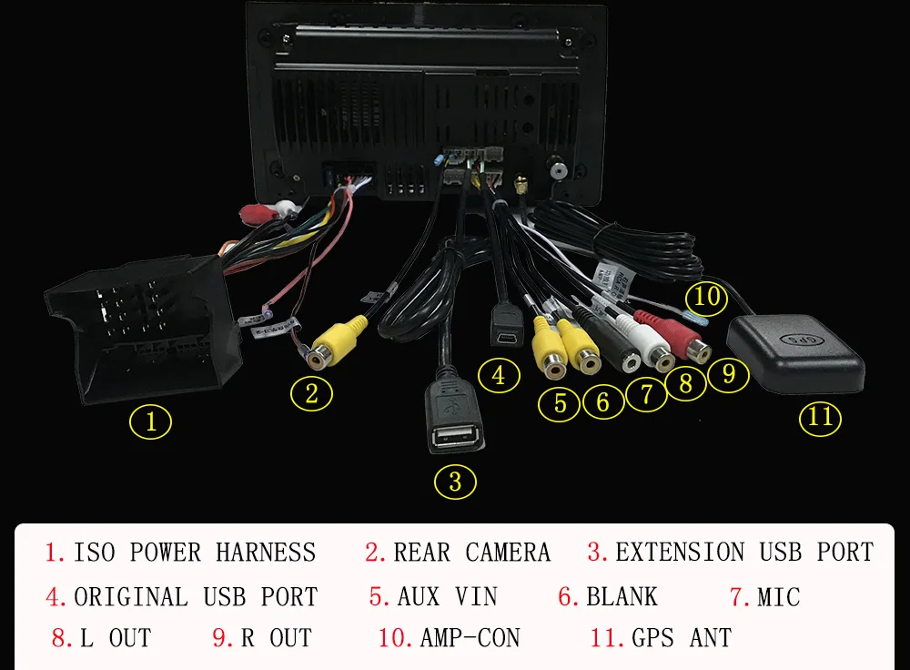 Top Funrover  9"8 cores Android 8.0 2 din Car dvd gps Player For Ford Focus 2 2004-2011 radio Autoradio Multimedia Stereo Head unit 23
