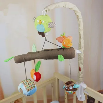 

Music Box Infant Baby Bed Bell Baby Toys 0-12 Months Soft Mobile Crib Rotating Music Hanging Rattles Musical Educational Toys