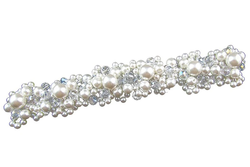 

Wedding Bridal Hair Ornament Pearl Head Dress Wedding reception