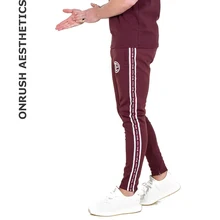 OA Новые поступления мужские брюки для бега фитнес тренировки Длинные брюки модные повседневные хлопковые тонкие спортивные брюки для мужчин