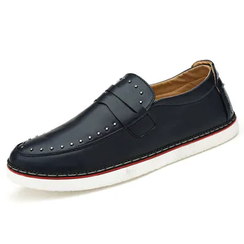 

New Fashion Casual Men Loafers Shoe Comfort Mocassin Slip On Zapatos Hombre Boat Men Shoes Breathable Soft Men Flat Shoes E53