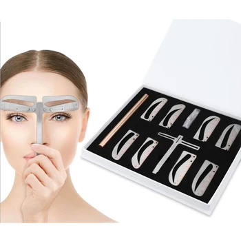 

Eyebrow Grooming Shaping Stencil Kit Eyebrow Positioning Makeup Shaper Reusable Kit Beauty Brow Template Shaping Makeup DIY Tool