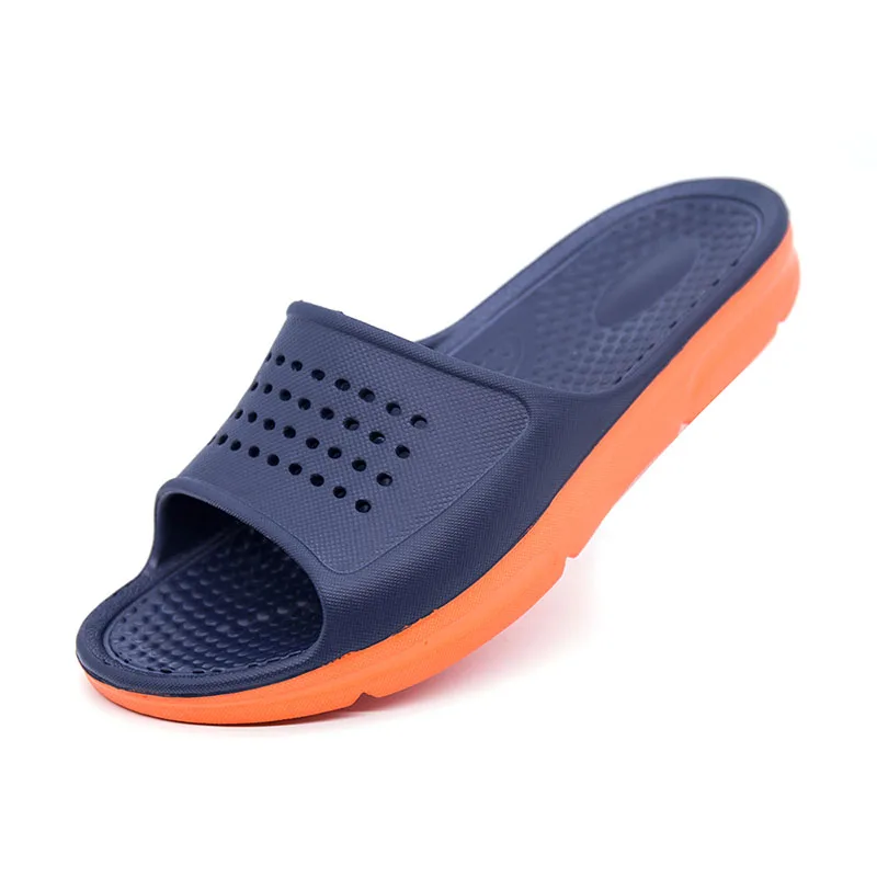 Online Männer schuhe Mann Hohl Flache Bad Weiche Hausschuhe Sommer Indoor   Outdoor Hausschuhe Freies Verschiffen sapato masculino Männlichen Flip  Flop