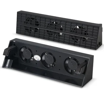 

PS4 Slim Cooling Fan Console Cooler Smart Thermostat 3 Fans System Station for Sony Playstation 4 PS4 Slim