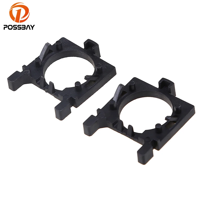 POSSBAY Car H7 Headlight Bulbs Holder Base Fit for Ford Focus LED