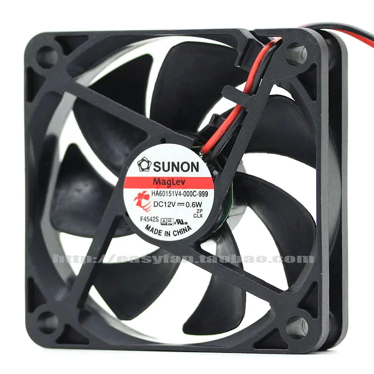 Новый SUNON 6 см 6015 12V HA60151V4-000C-999 Maglev тишина Вентилятор охлаждения |