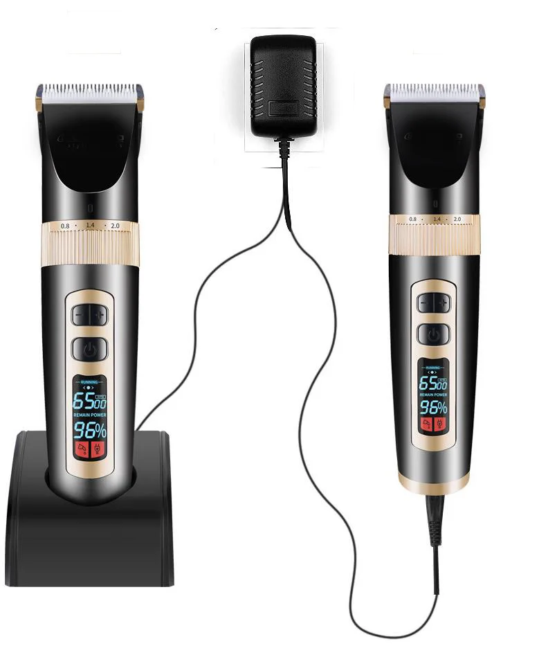 110v/220v Barber Professional hair clipper Rechargeable hair trimmer