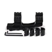 25,4 мм 30 мм двойное кольцо консольное сверхмощное QD Крепление для прицела быстросъемный костюм 20 мм Пикатинни Вивер рейка для охоты