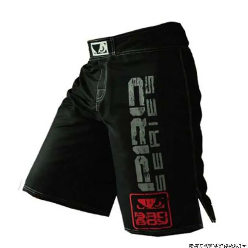 Мужские боксерские шорты MMA Muay Thai для занятий фитнесом кикбоксингом тренажерным