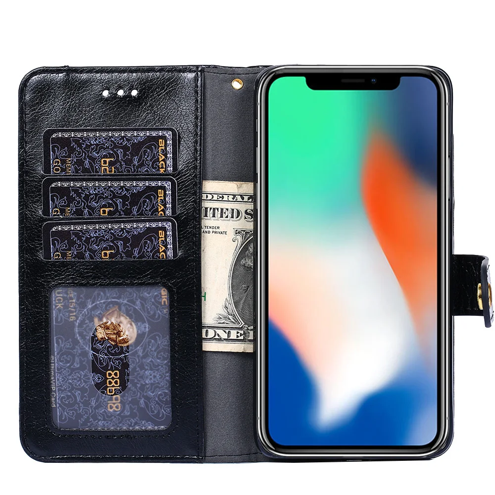 Чехол для Huawei P30 P20 P10 P9 Lite Pro роскошный кожаный чехол на молнии кошелек
