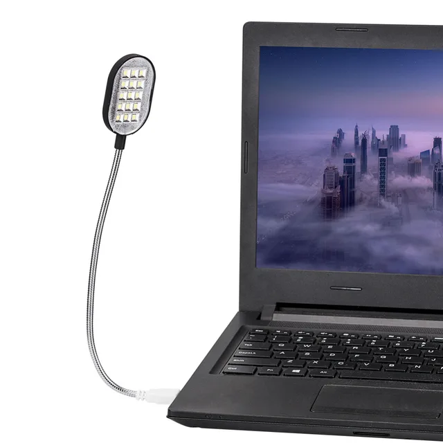 Flexible USB Light Ultra Bright 15LEDs Portable Mini USB Led Lamp for