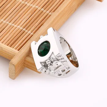

24 Pcs/Lot High Quality Knuckles Rings Green Lantern Engagement Ring Men Cosplay Party Rings Female Cosplay Bulk Wholesale