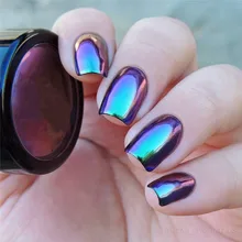 Максима 0,3 г Хамелеон пудра для ногтей DIY хромы для ногтей пигмент для ногтей зеркальный эффект маникюр Дизайн ногтей украшения