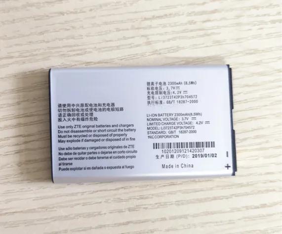 

New High Quality 3.7V 2300mAh Li3723T42P3h704572 for ZTE MF91 MF90 4G WIFI Router Modem Phone Battery Replacement Parts
