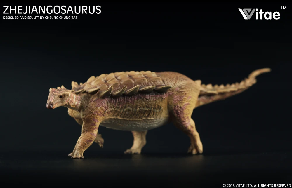 Vitae динозавр Юрского периода модель животного Zhejiangosaurus lishuiensis ankylosaurus 1:35