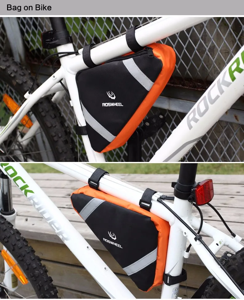 Clearance ROSWHEEL Bicycle Frame Triangle Bag Storage Pouch Bags Cycling MTB Road Bike Tube Corner Pannier Blue/Orange Bycicle Bolsa 5 Clearance ROSWHEEL Bicycle Frame Triangle Bag Storage Pouch Bags Cycling MTB Road Bike Tube Corner Pannier Blue/Orange Bycicle Bolsa 5