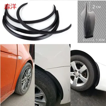 

4pcs Car Fender Flares Arch Wheel Eyebrow 65cm Auto Mudguard Fender Flare Wheel Lip Body Kit Protector Cover Mud Guard Universal