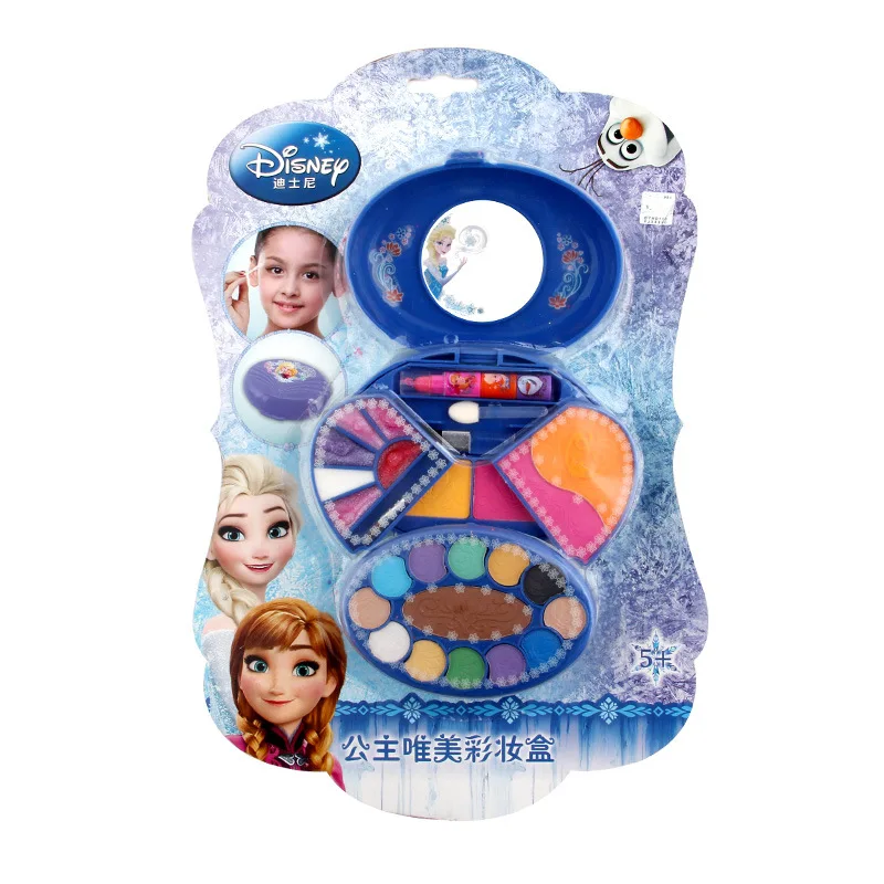 29 pcs Disney frozen elsa and anna Makeup set Cosmetic Non-toxic Environmental Friendly Beauty pretend girls birthday gift