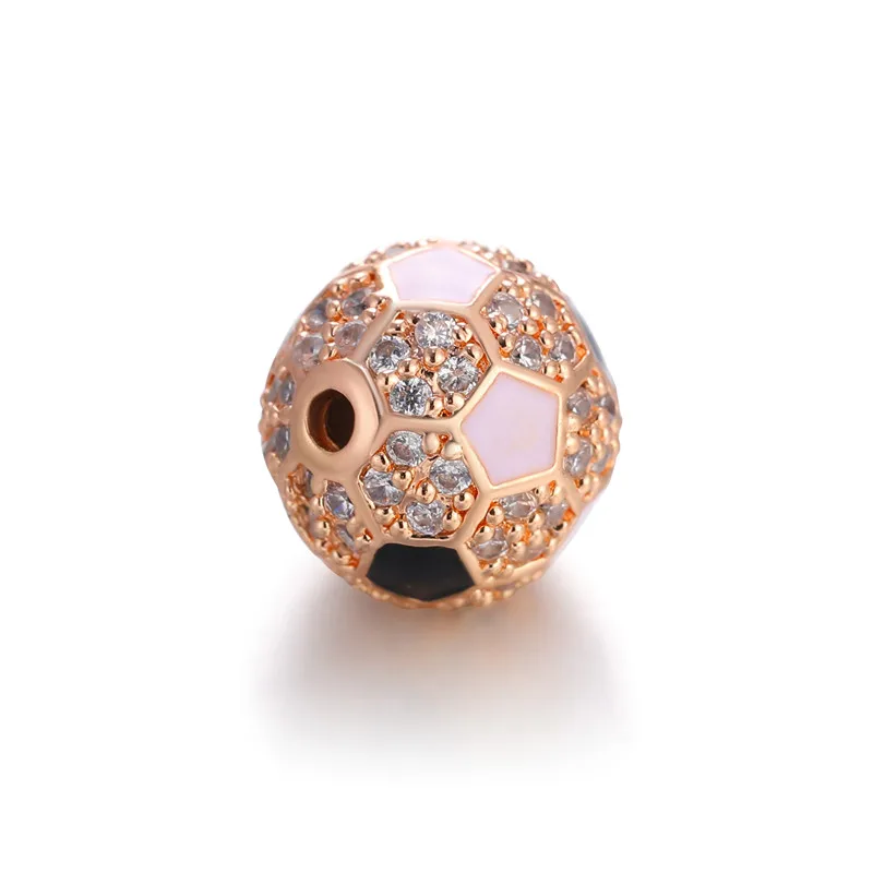 Metal Ball Beads DIY Football Beads Jewelry Making Findings Supplies Ali Moda Accessories Natural Stones Pearls Jewelry 2019 New images - 6