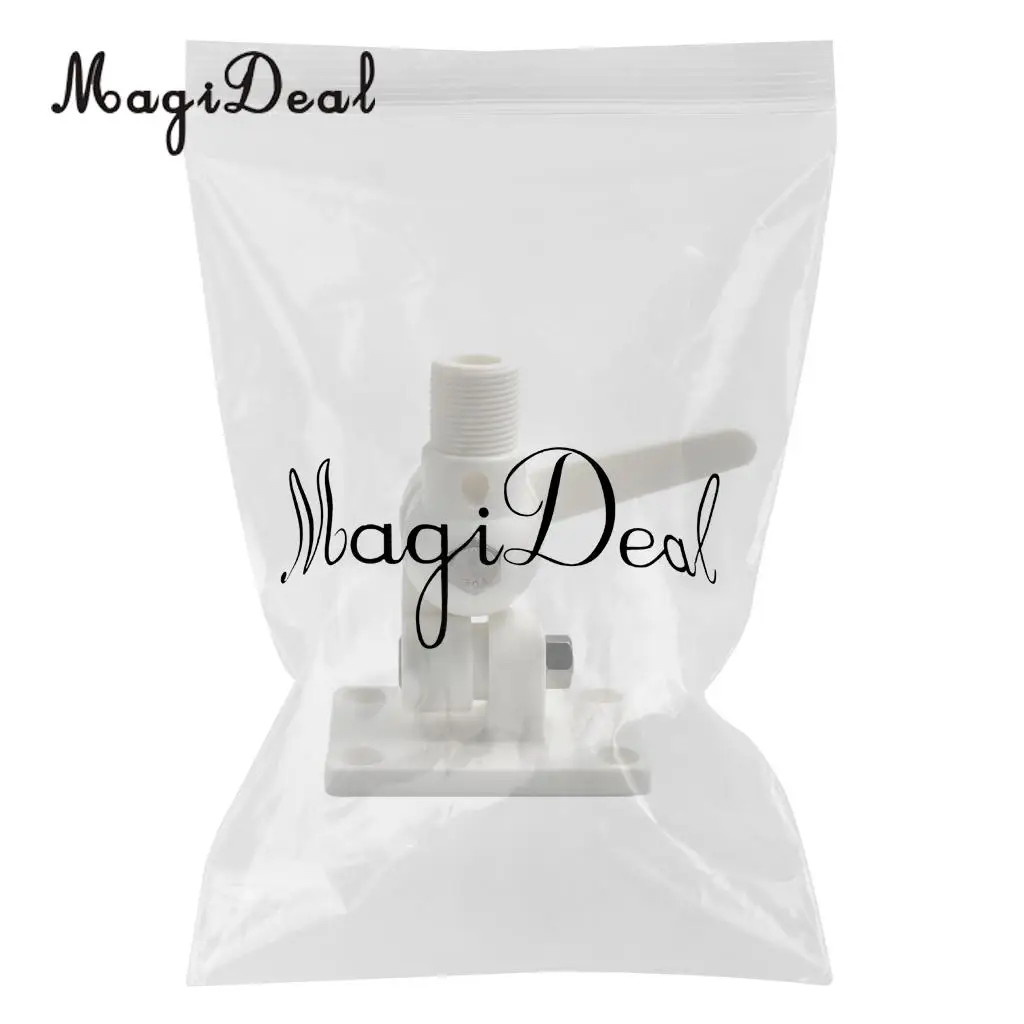 MagiDeal New Hot Marine Boat Adjustable Ratchet Bracket Antenna Deck Mount Base Nylon for Underwater Rowing Boat Replacement