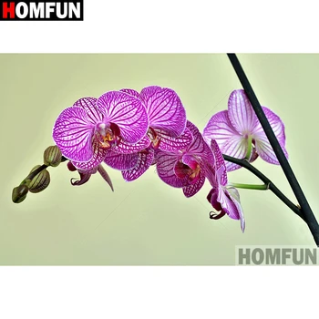 

HOMFUN Full Square/Round Drill 5D DIY Diamond Painting "flower" Embroidery Cross Stitch 5D Home Decor Gift A16177