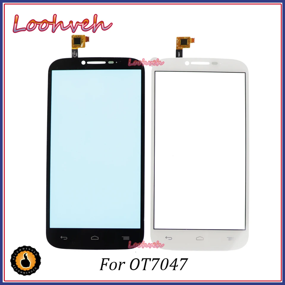 

High Quality 5.5''For Alcatel One Touch Pop C9 7047 7047D OT7047 Touch Screen Digitizer Black White Color