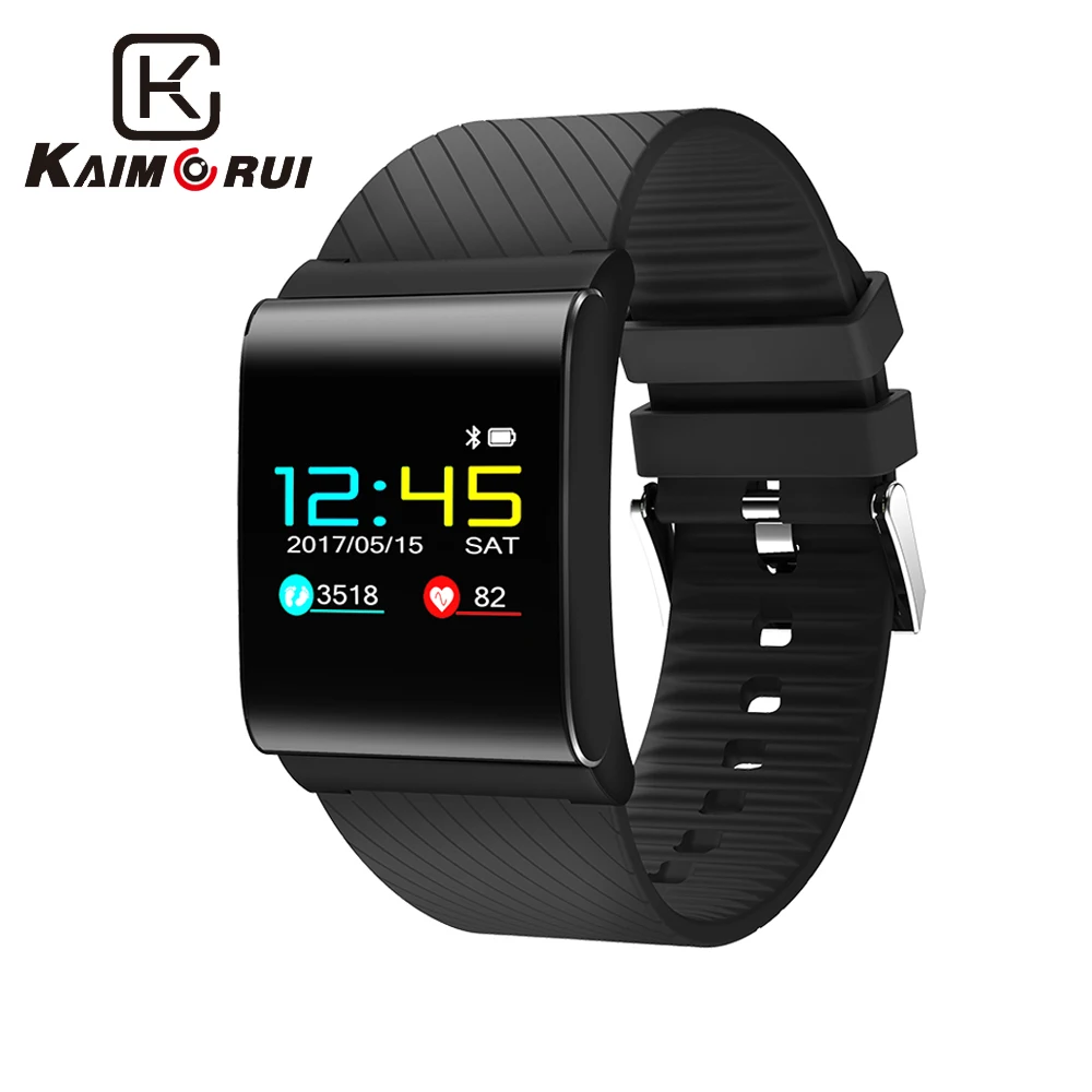 

Kaimorui Smart Bracelet Pedometer Heart Rate Tracker Bluetooth Smartband Color Screen Fitness Tracker for Androidn IOS Phone