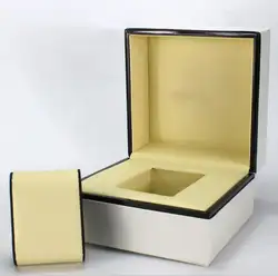 Новая мода pu кожаная коробка белая кожа умные черные часы коробка женские ювелирные изделия нефритовая шкатулка для хранения намотки
