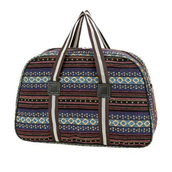 Wobag модная мужская дорожная сумка женская Большая вместительная сумка для хранения цветная полоса короткий светильник для багажа - Цвет: Section two