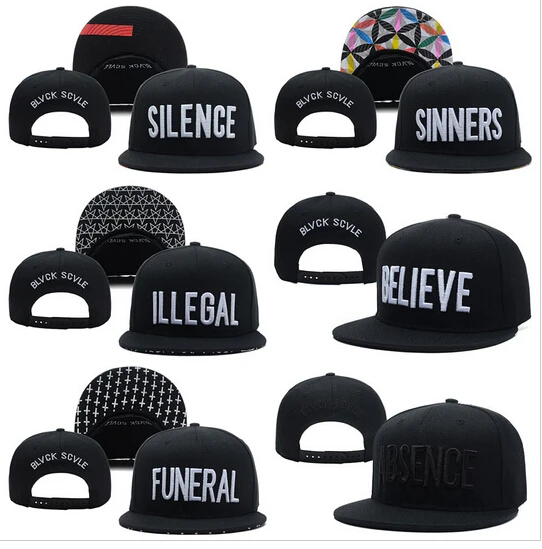 Hip Hop Black Scale Snapbacks hats caps 