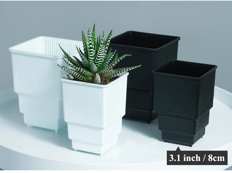 90X60X80mm Plant Pots Small Plastic Flower Pot Cactus Tiny High Quality C6B1 