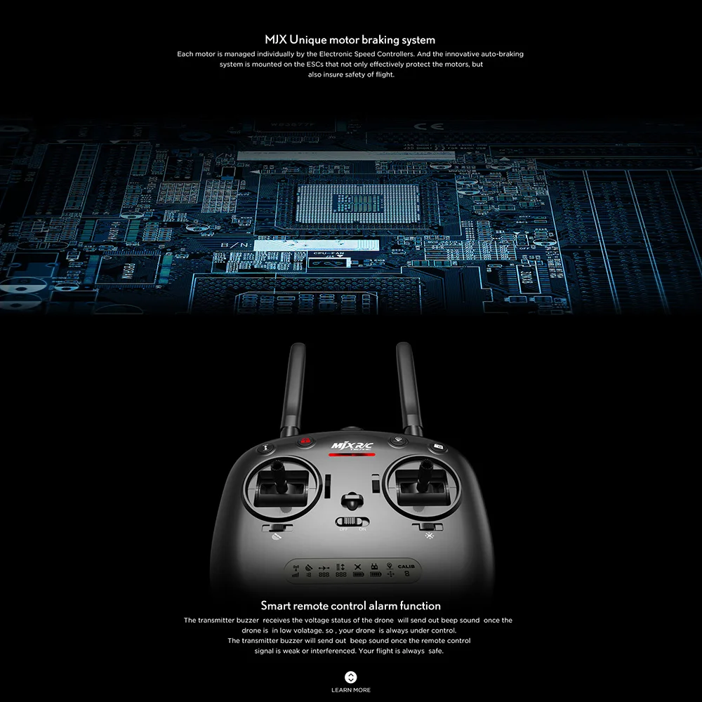 Профессиональный Дрон MJX Bugs 5W 1080P 5G Wifi FPV с камерой удержания высоты