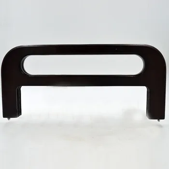 

Dark Brown Color With Size 30*14CM Wooden Bag Handle DIY Accessories China Factory Aliexpress Selling Wooden Purse Frame